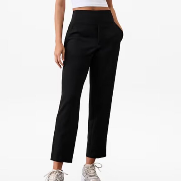 Athleta Pants - Athleta Endless High Rise tapered pant 18 Black